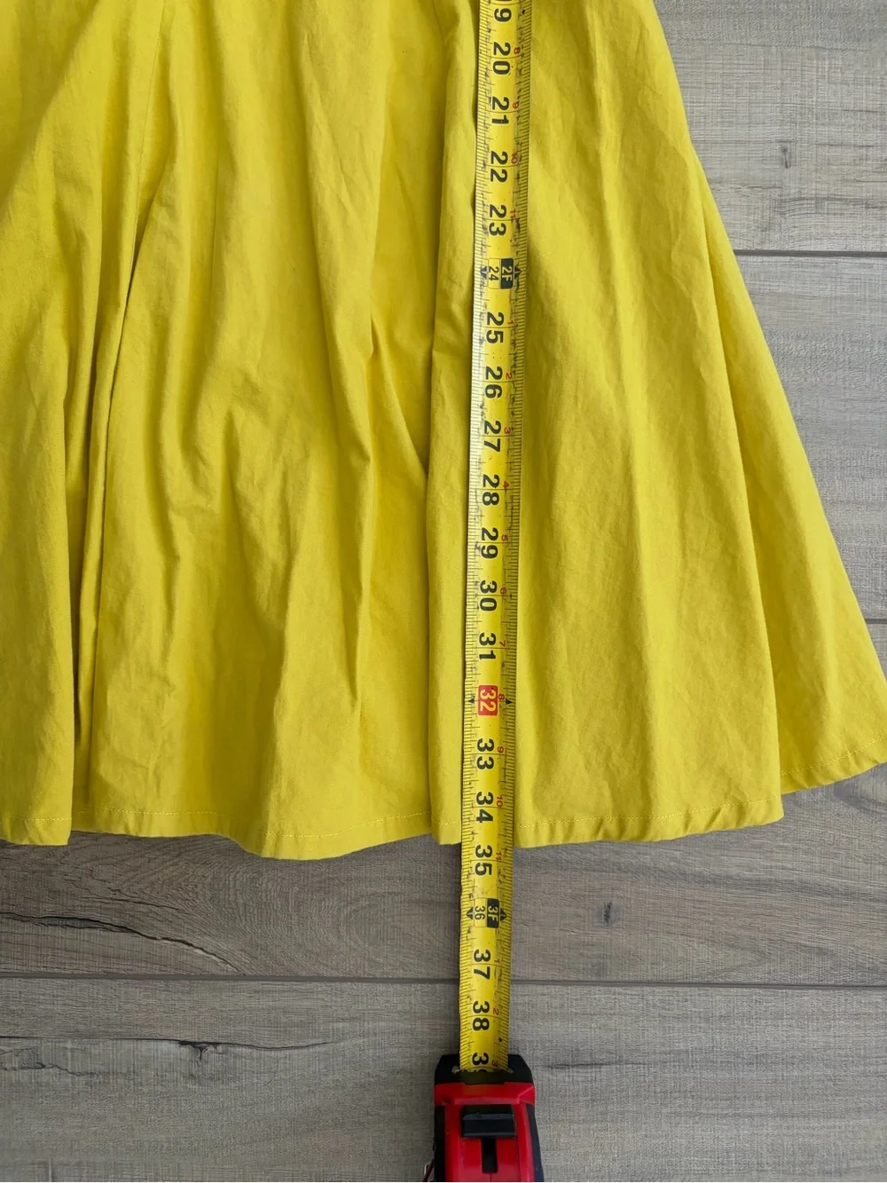 Cleobella Lennon Tie Strap Sleeveless Corset Cotton Mini Dress Golden Yellow S - Picture 10 of 10